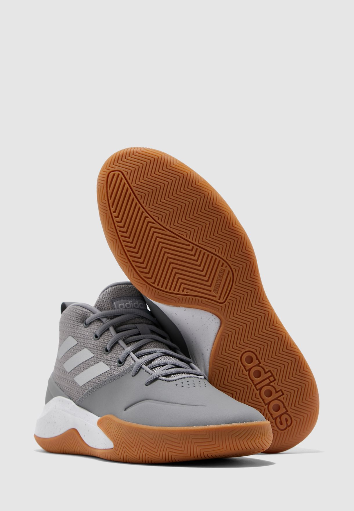 adidas own the game grey