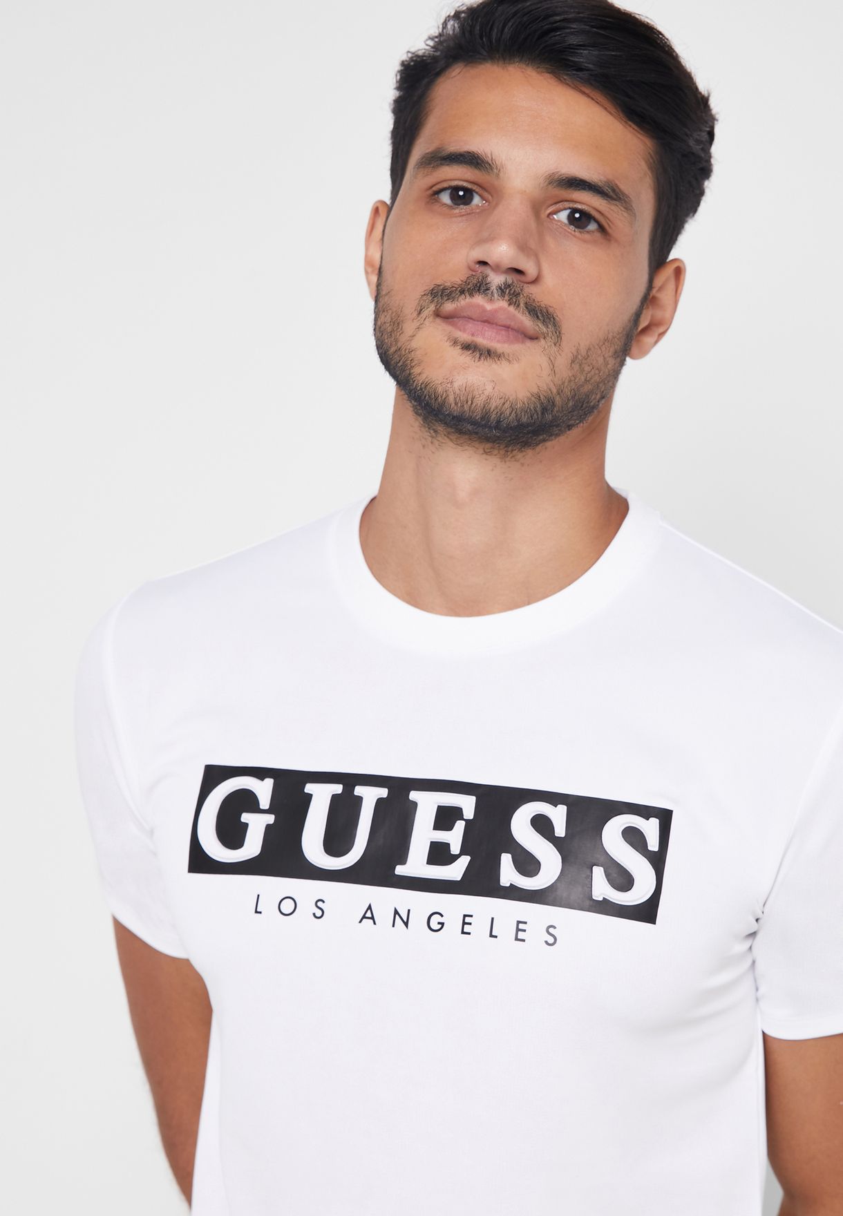 guess los angeles men's t shirt