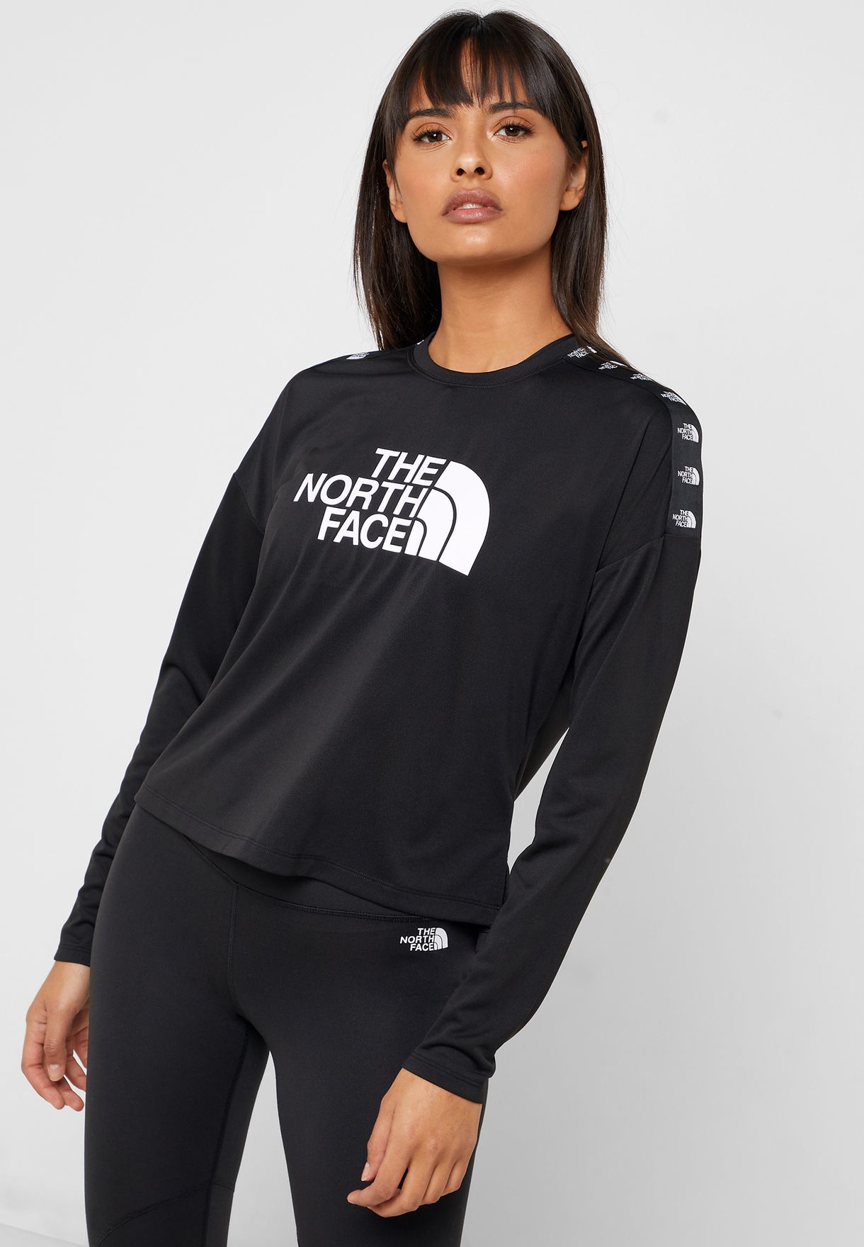 north face cropped t shirt