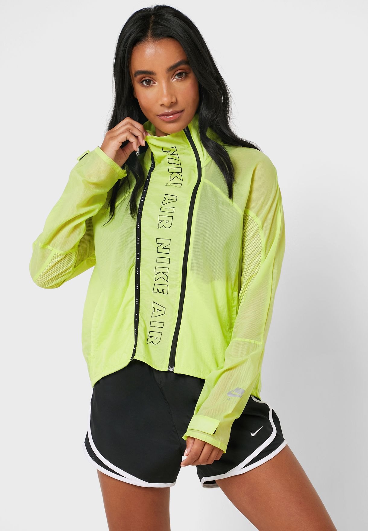 Buy Nike green Air Jacket for Women in 