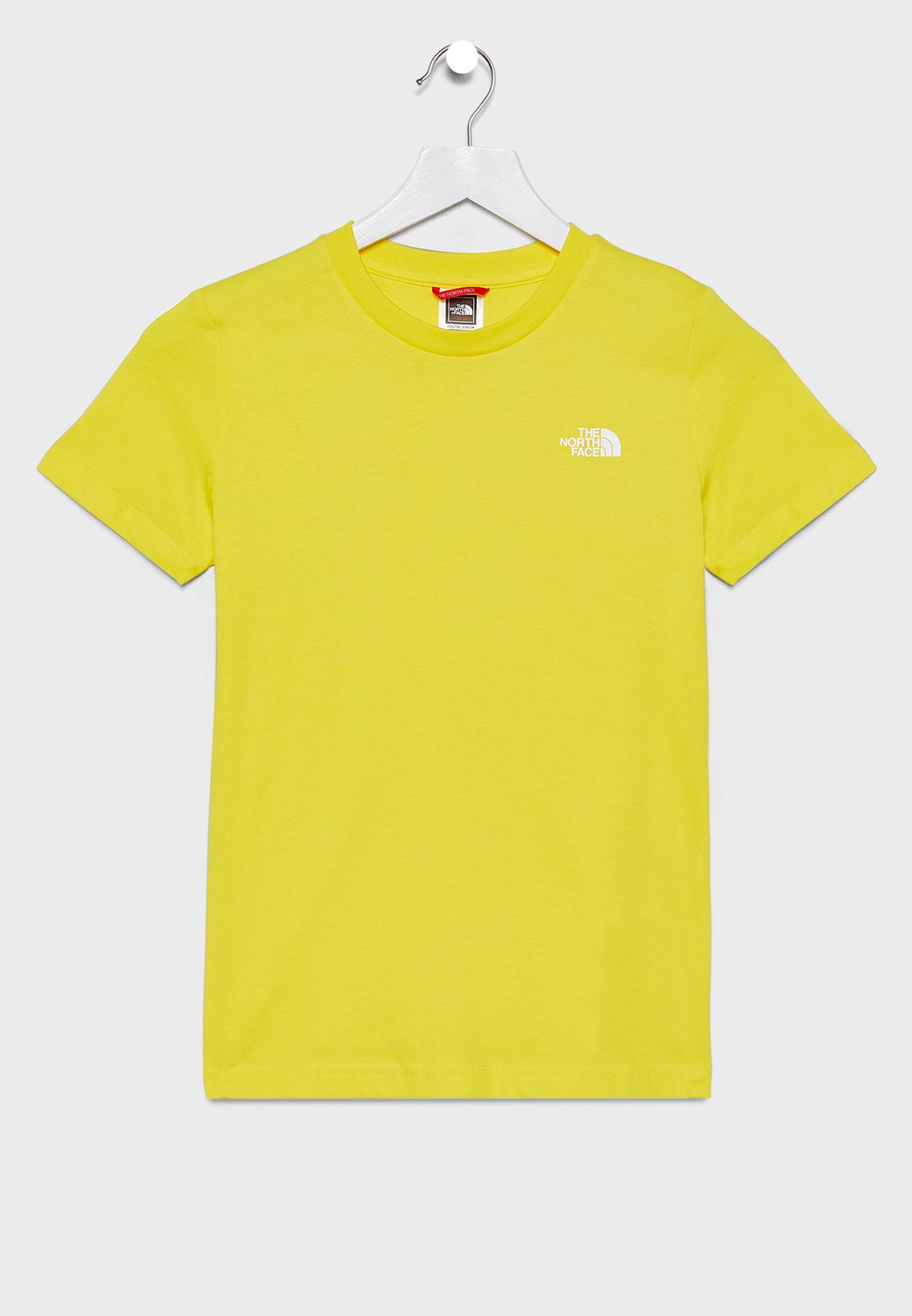Face yellow Youth Simple Dome T-Shirt 