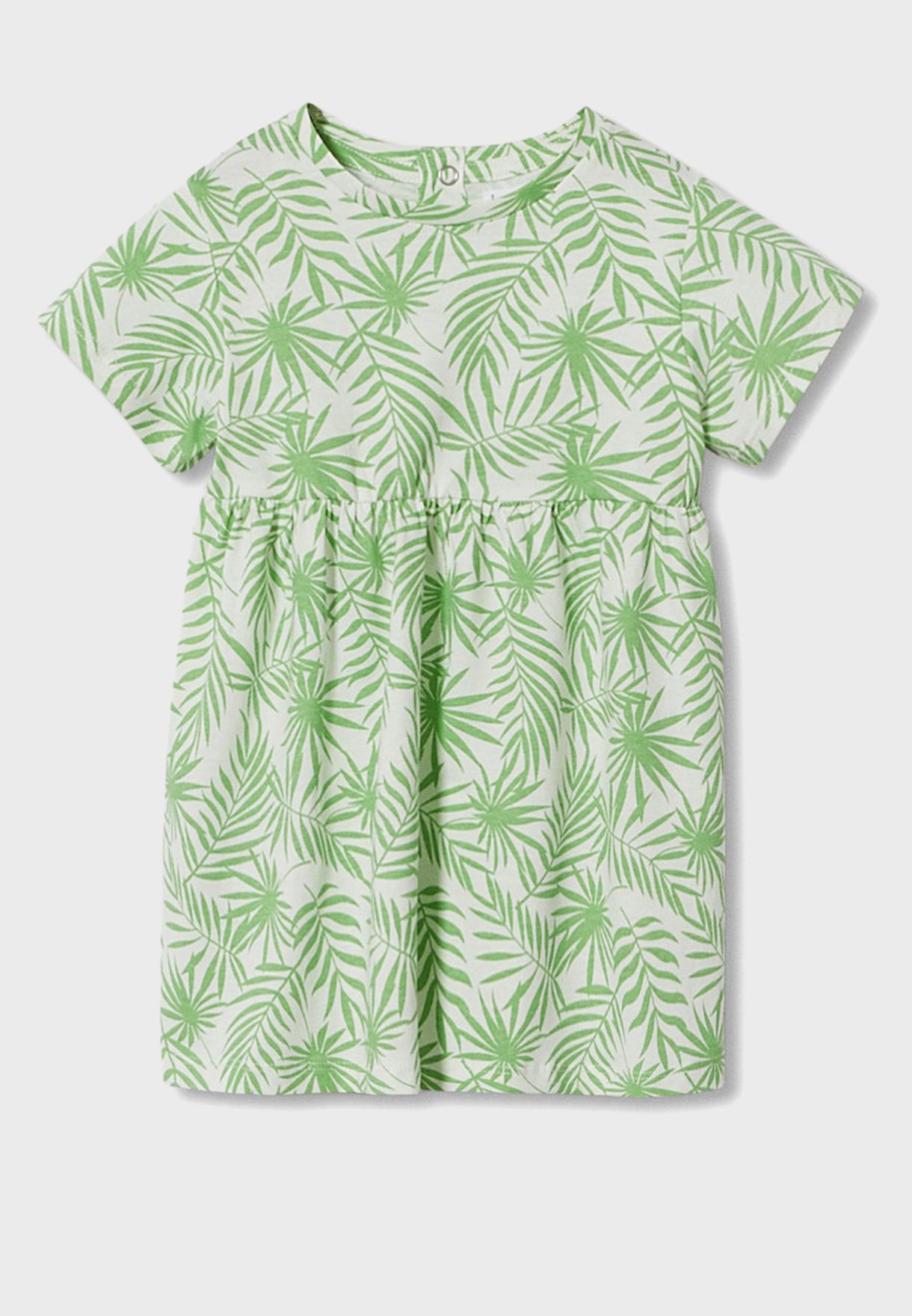 Infant Tropical Print Dress