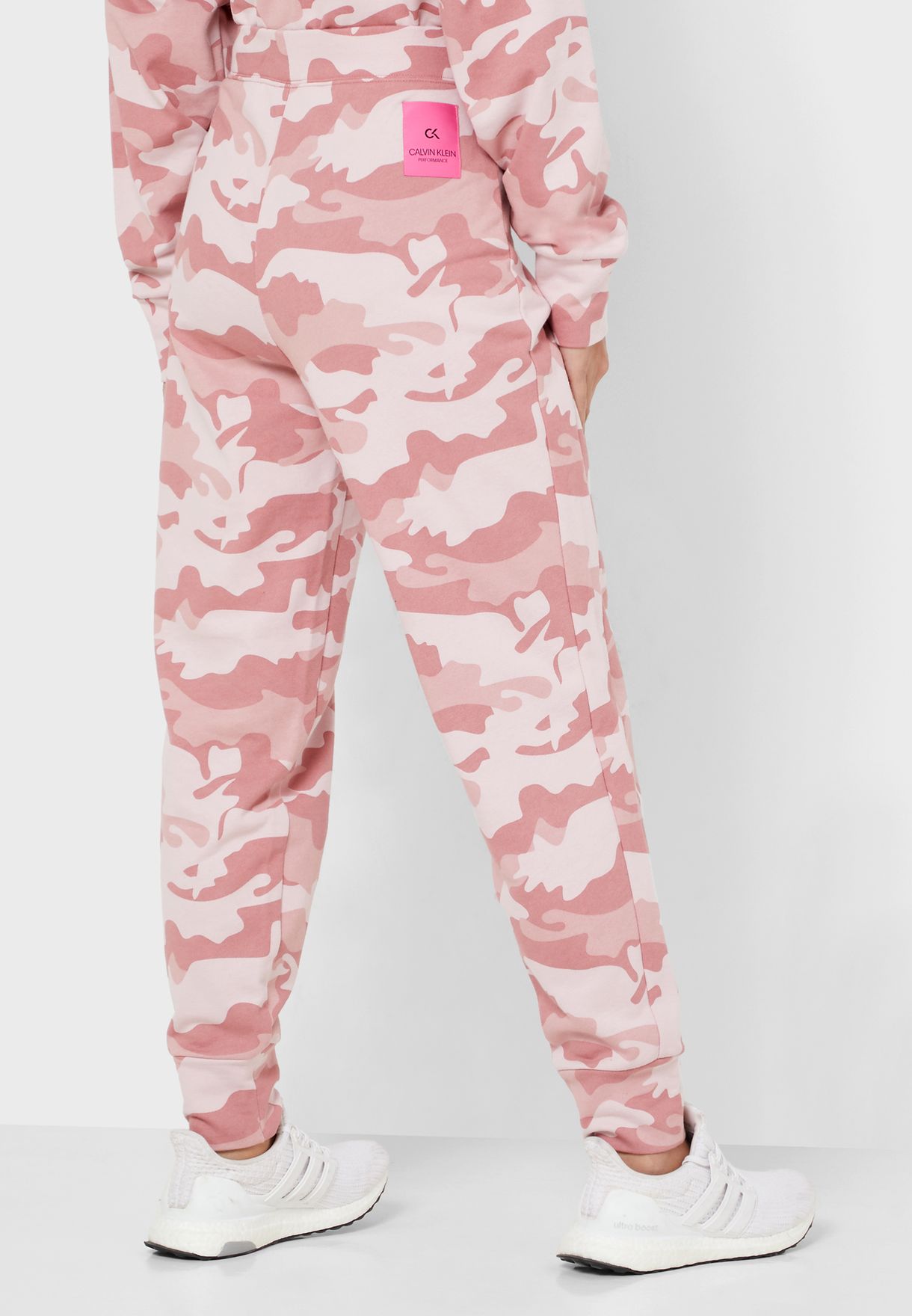 pink calvin klein sweatpants