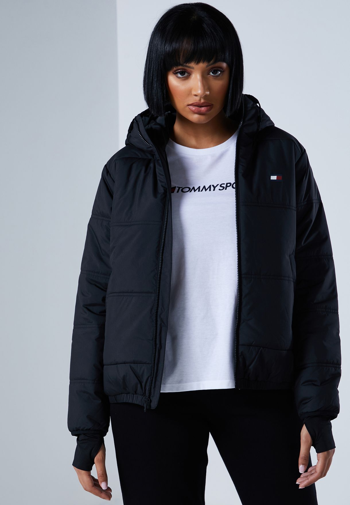 tommy sport insulated jacket