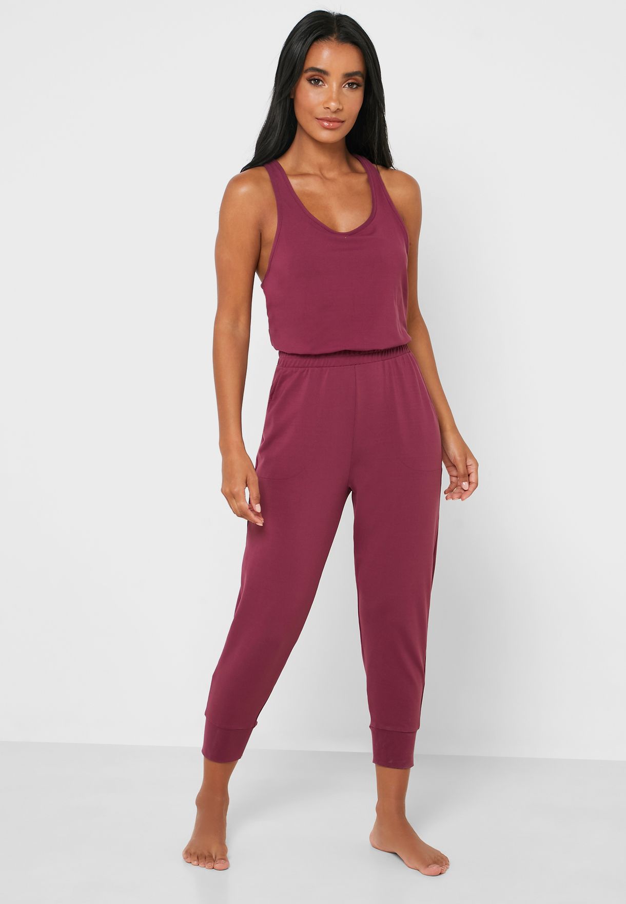 Buy Nike purple Yoga Jumpsuit for Women 