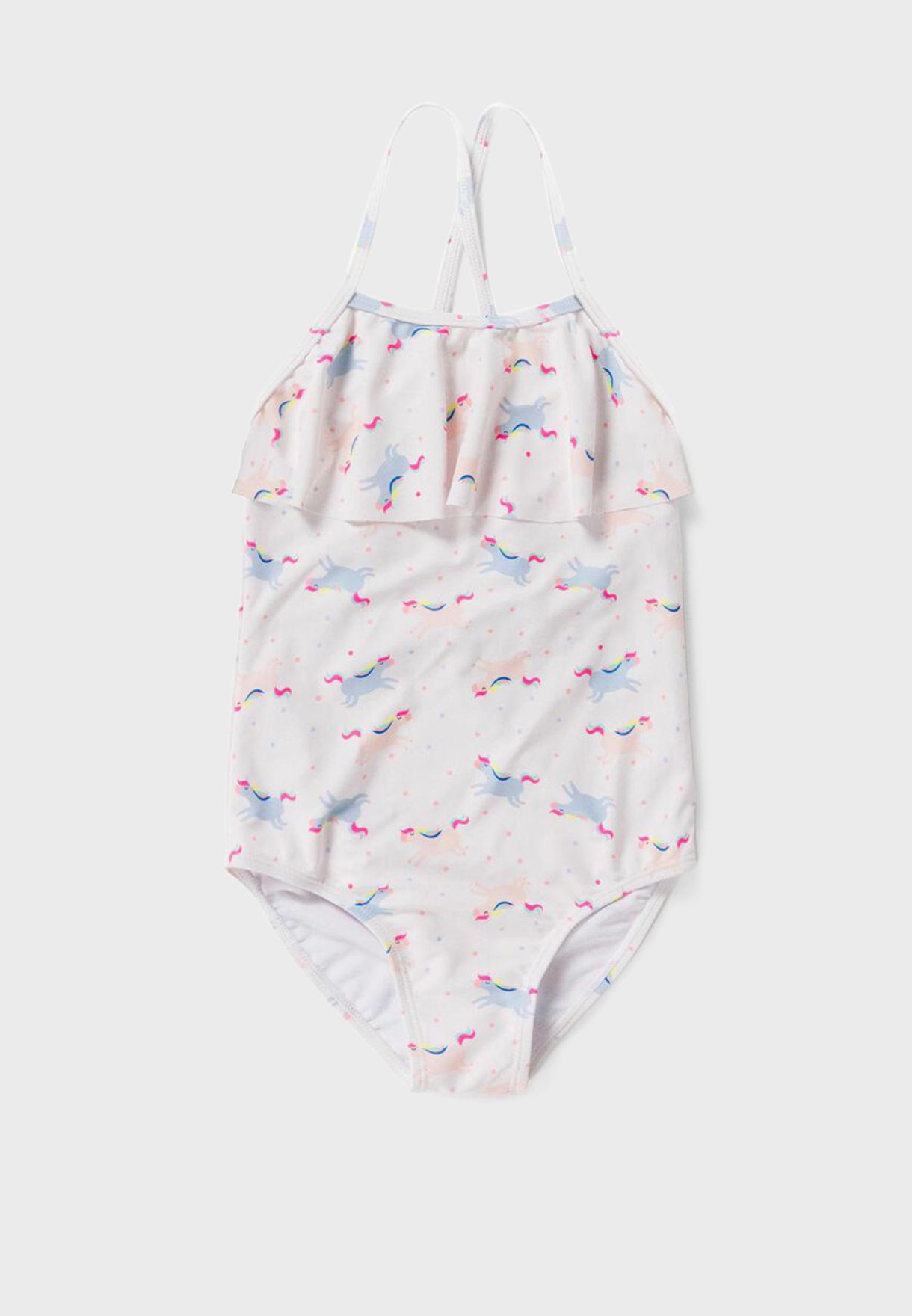 Kids Unicorn Print Swimsuit