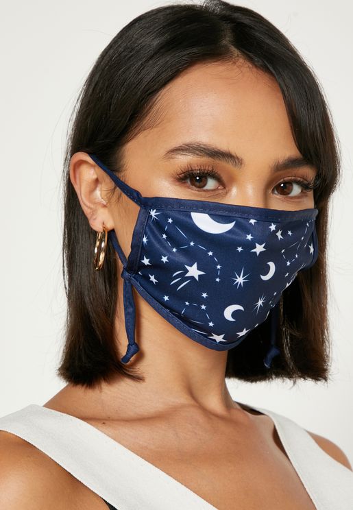 2 Pack Constellation Face Mask