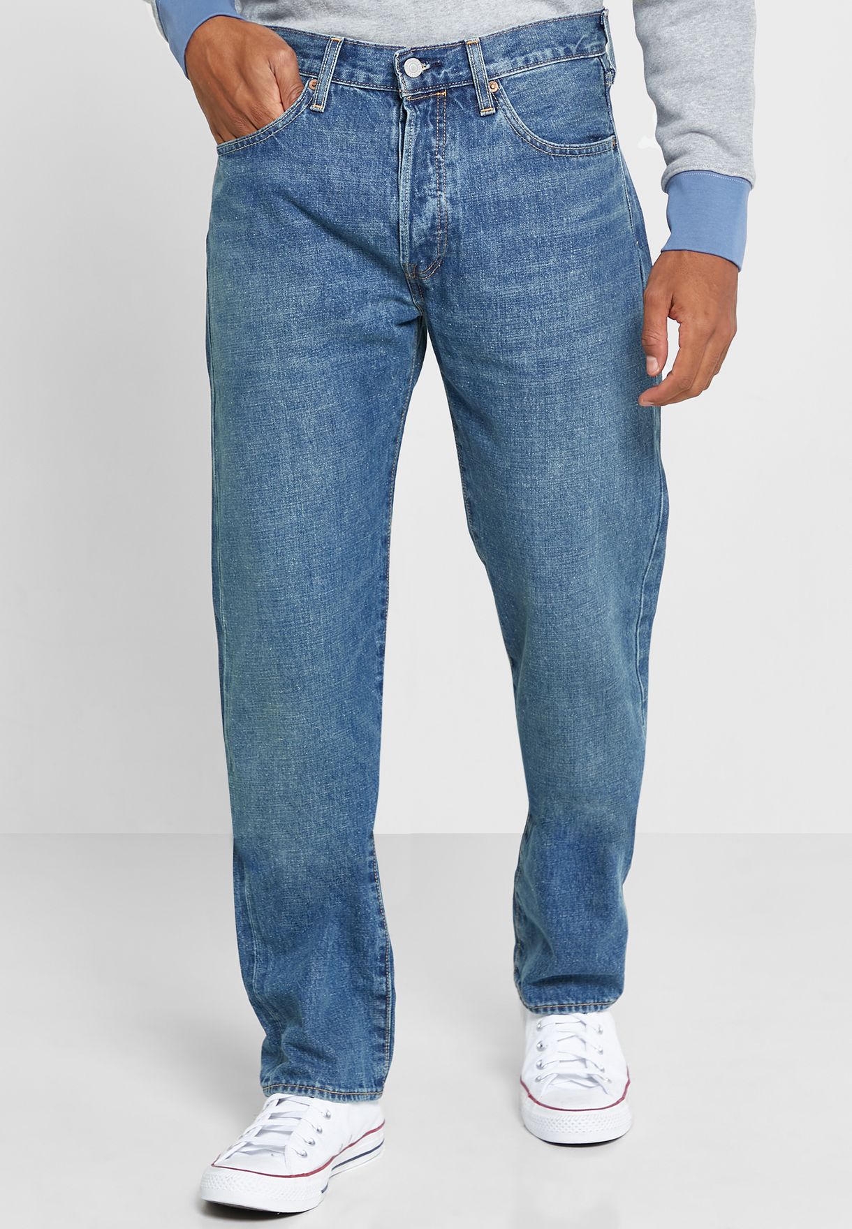 Buy Levis blue Mid Wash Slim Fit Jeans for Men in Dubai, Abu Dhabi