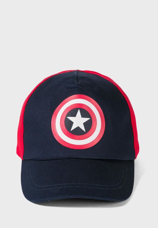 Infant Captain America Cap