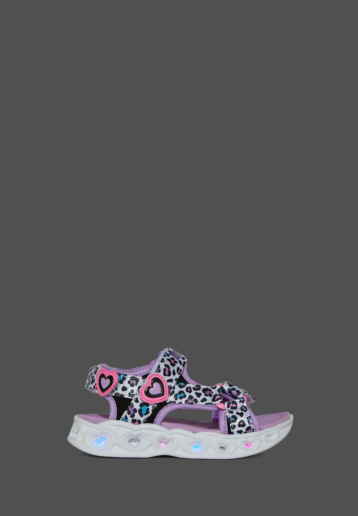 skechers heart lights sandals