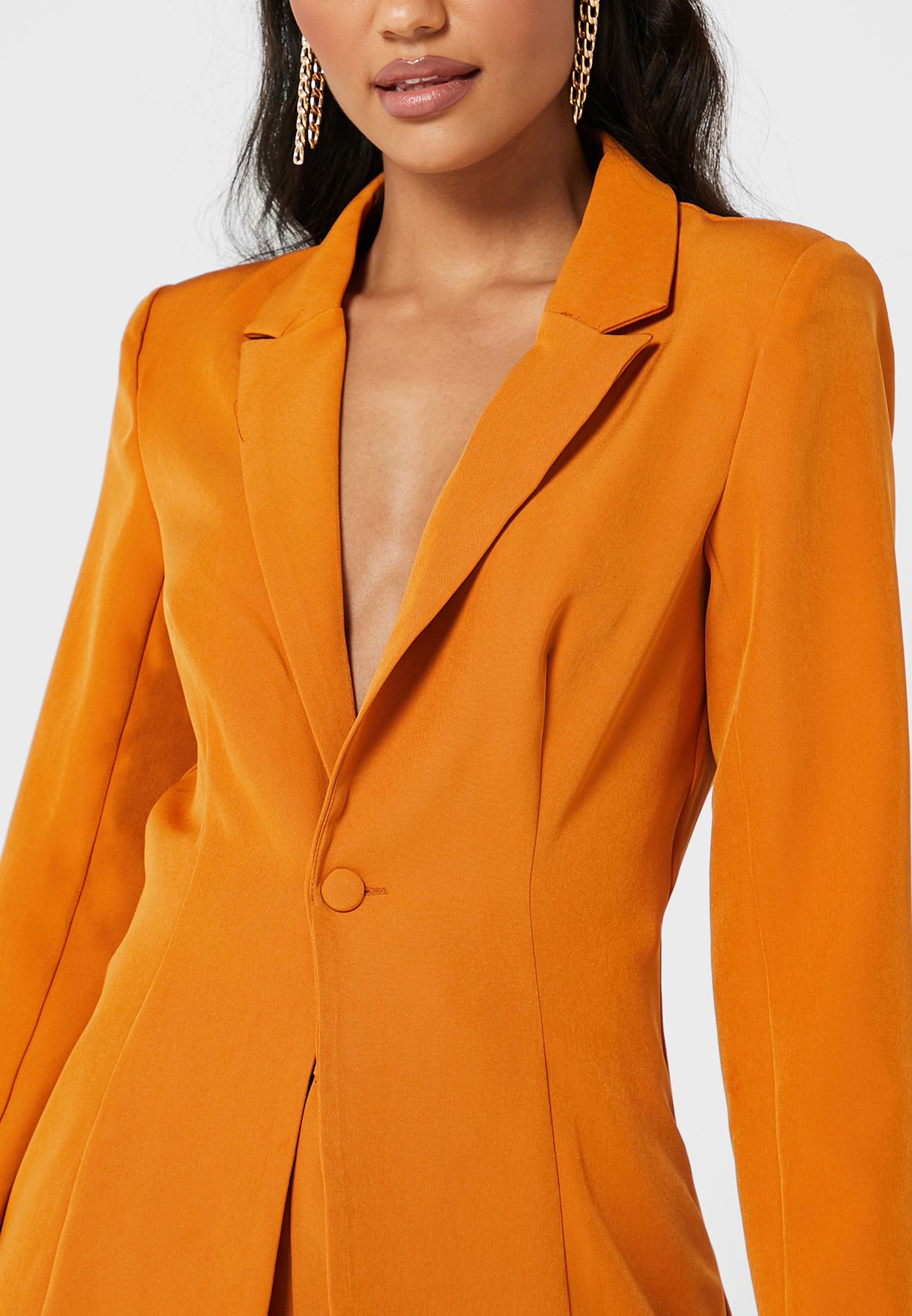 Buy Missguided yellow Single Breasted Blazer for Women in MENA, Worldwide