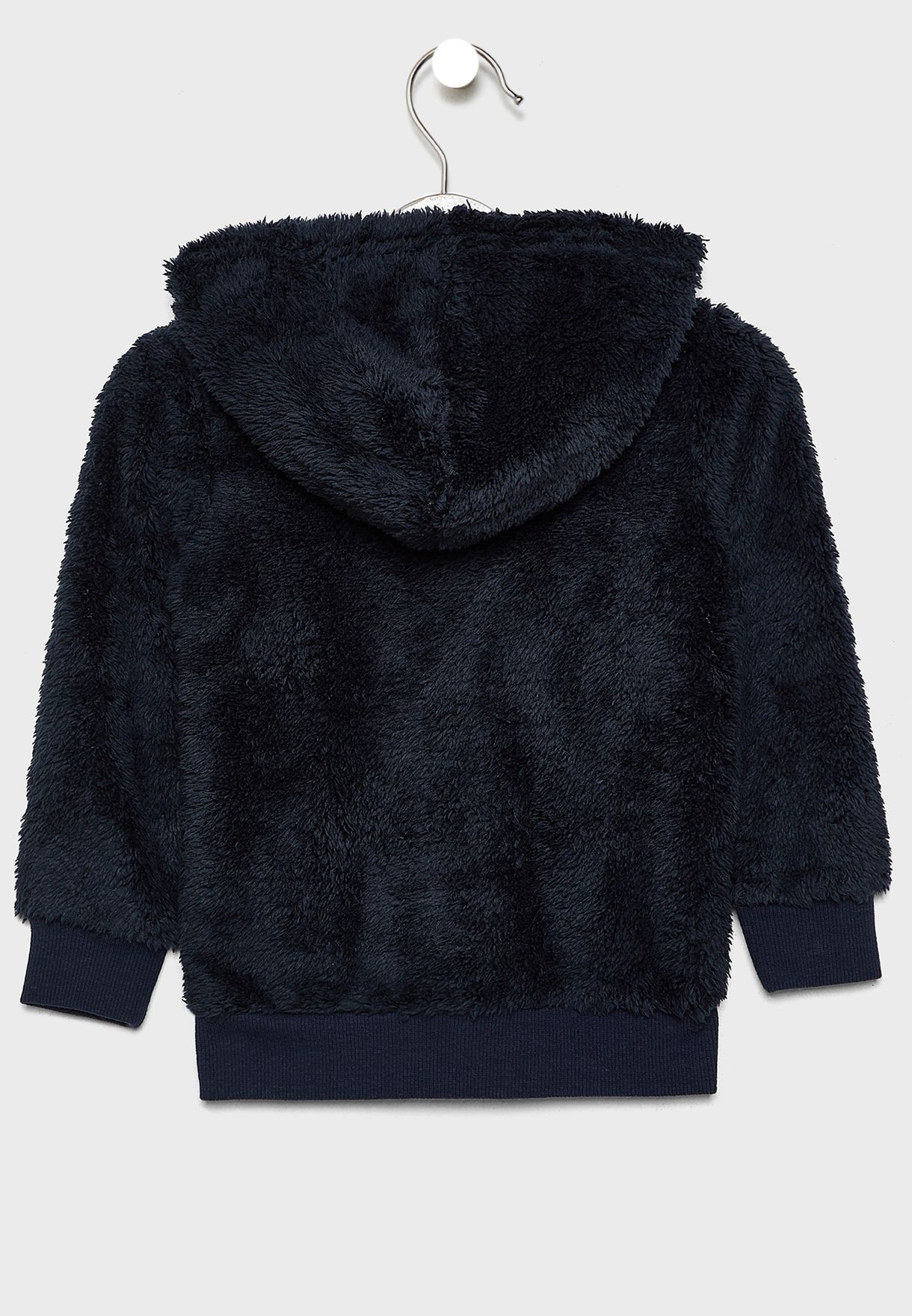 teddy fur hoodie