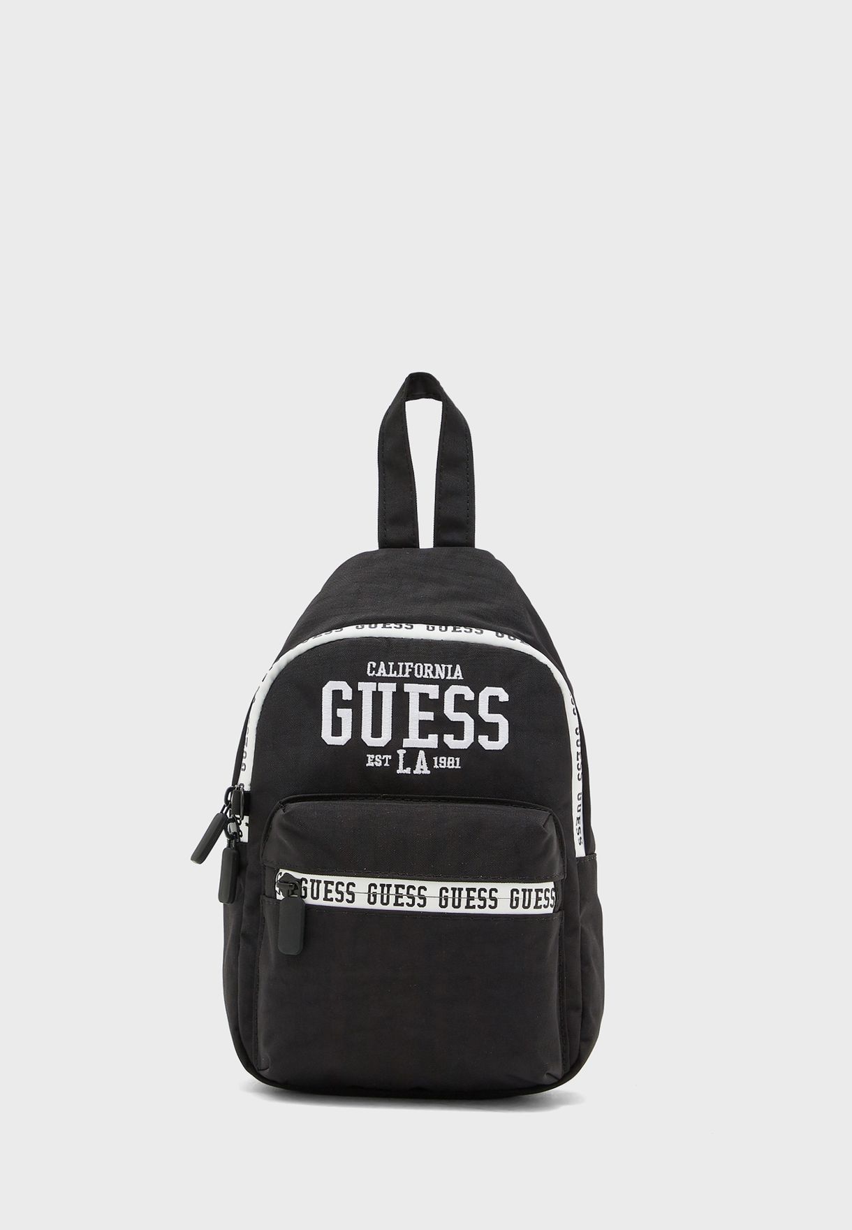 guess black sling bag