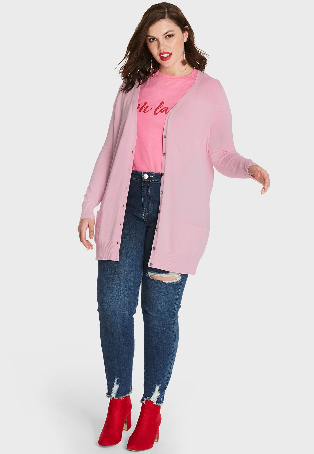 longline boyfriend cardigan