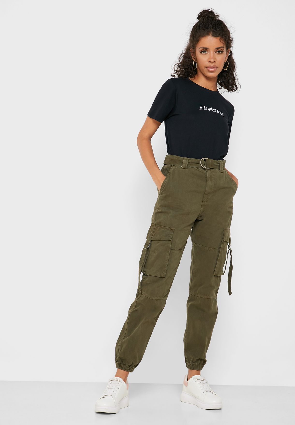 cargo jogger jeans womens