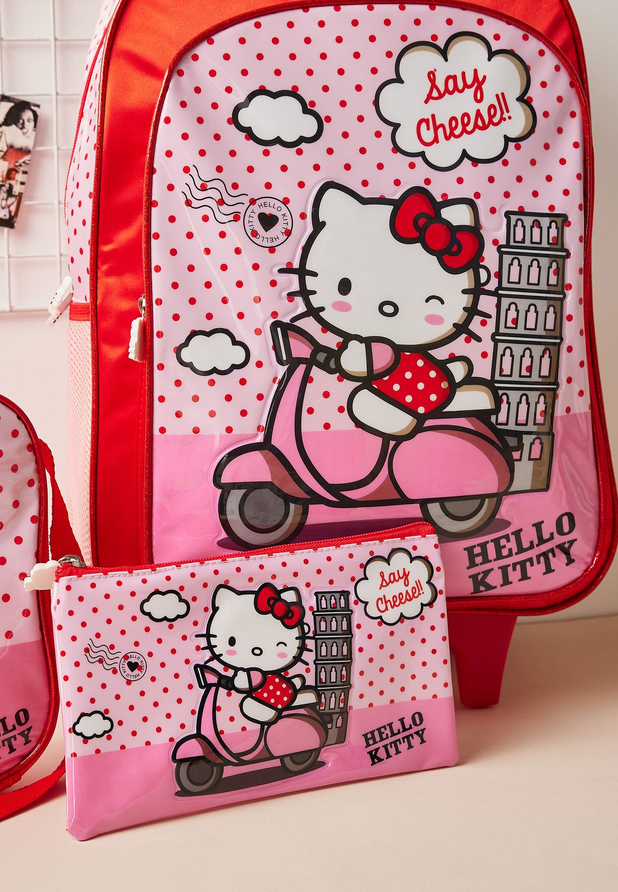 Buy pink Sanrio Hello Kitty Back To School 3In1 Trolley Box Set for ...