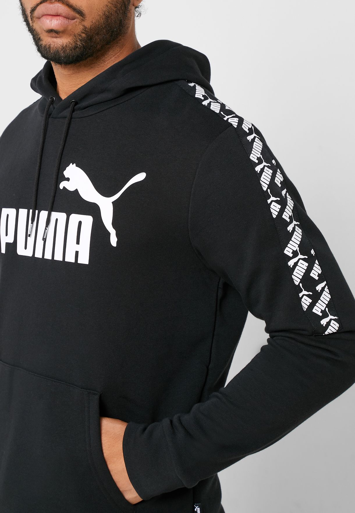 puma mens amplified hoodie