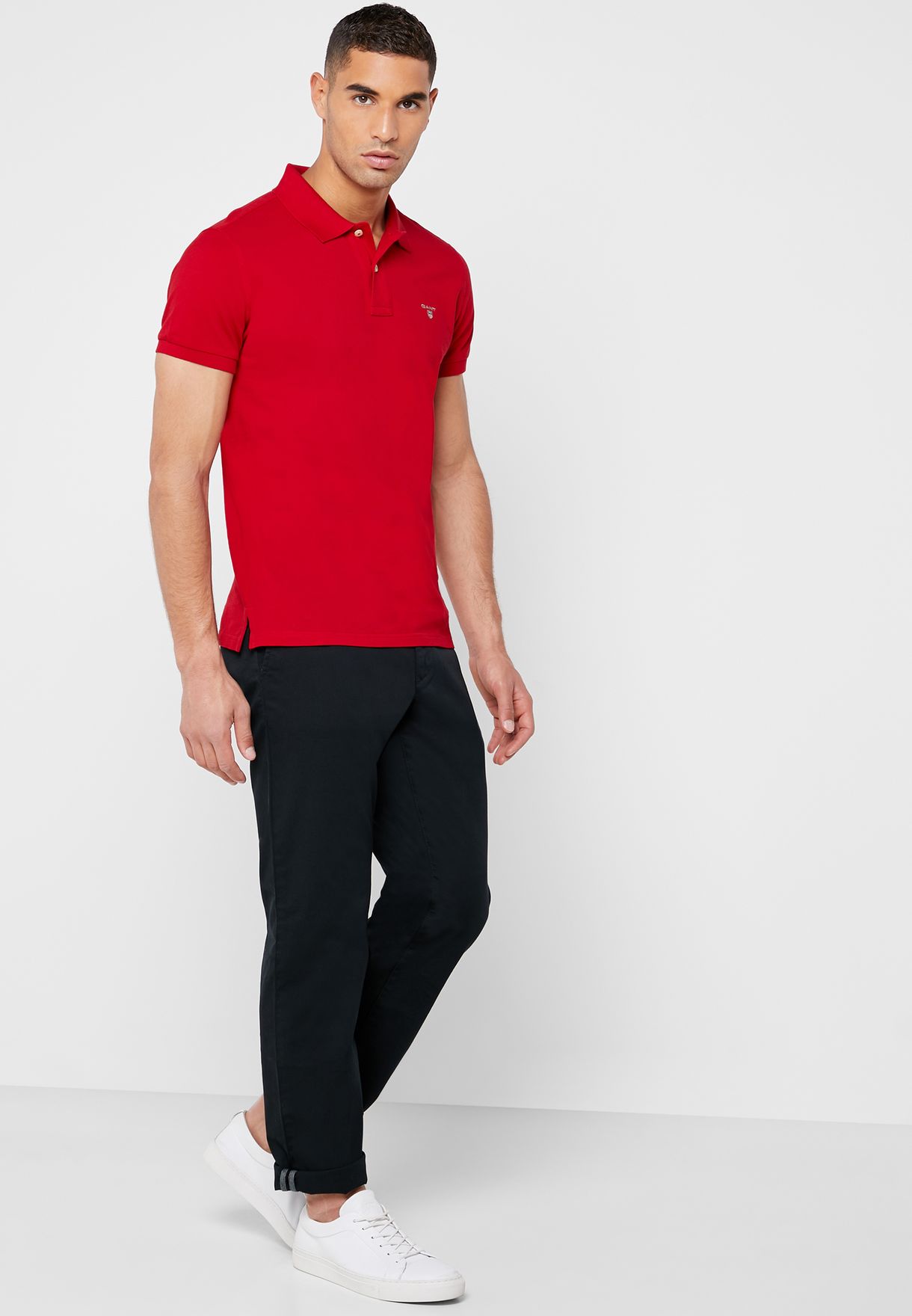 gant black chinos