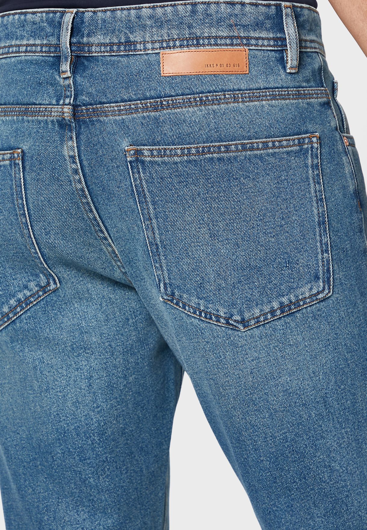 Rinse Wash Straight Fit Jeans
