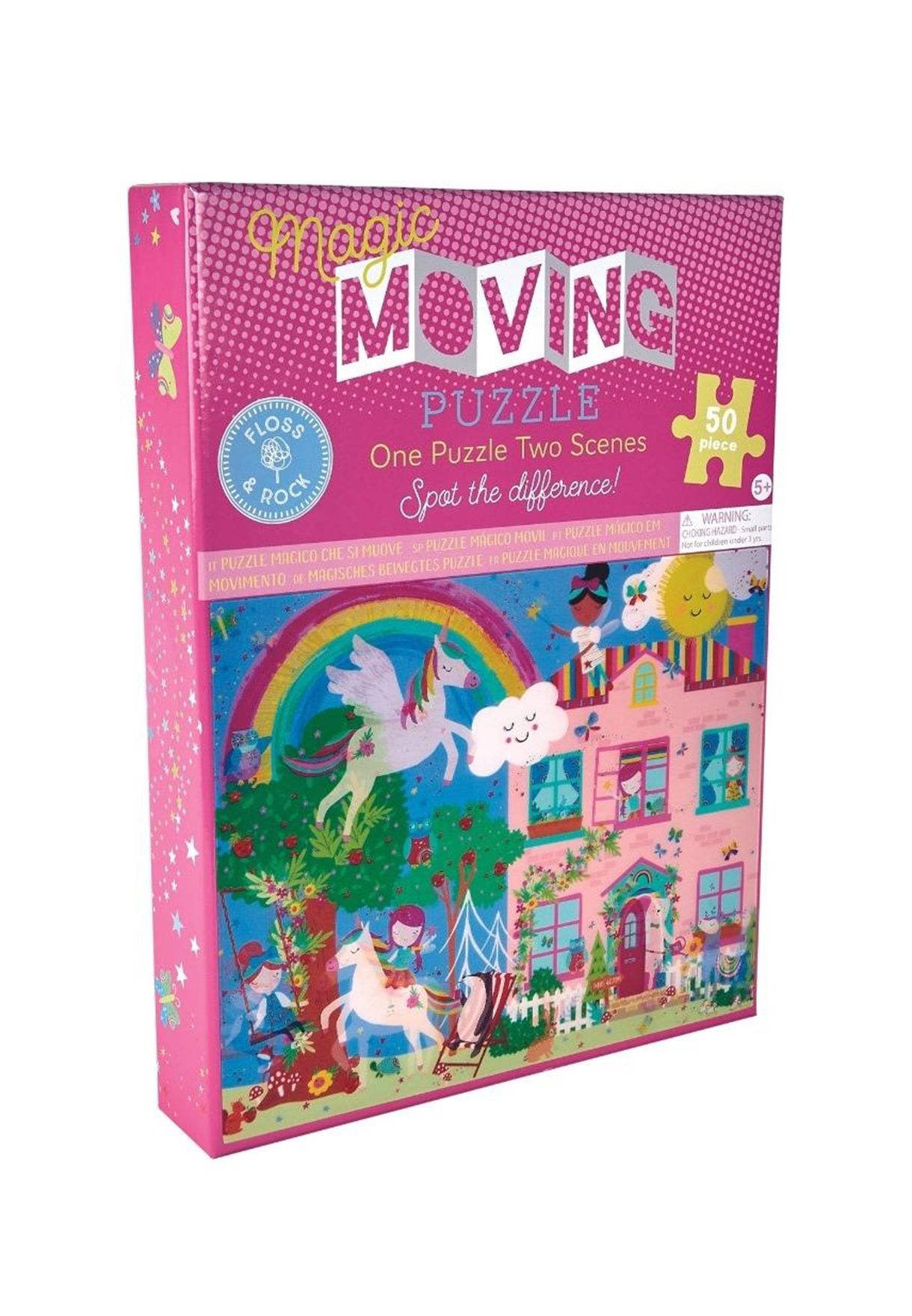 50 Piece Rainbow Fairy Magic Moving Puzzle