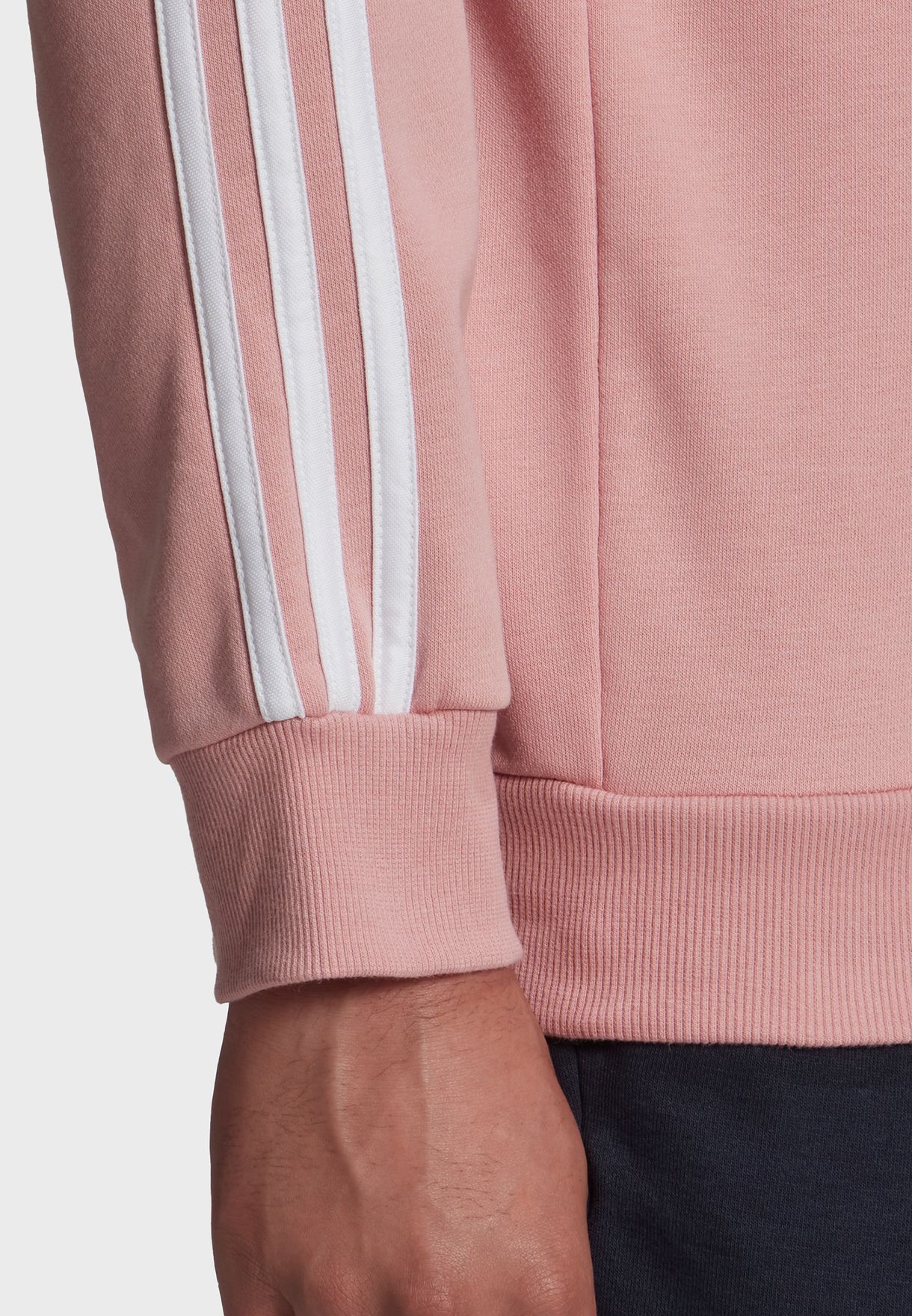 Essentials French Terry 3-Stripe Sweatshirt