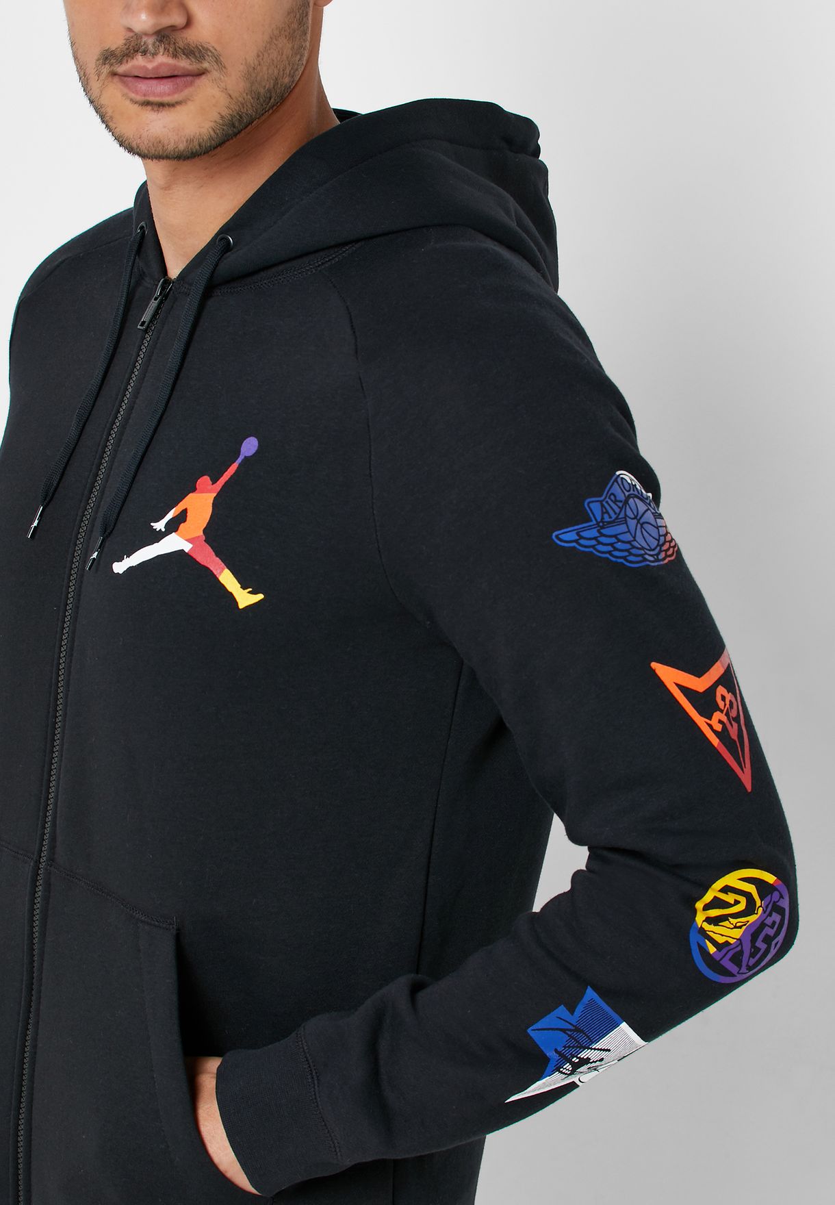 Nike black Jordan Jumpman Rivals Hoodie 