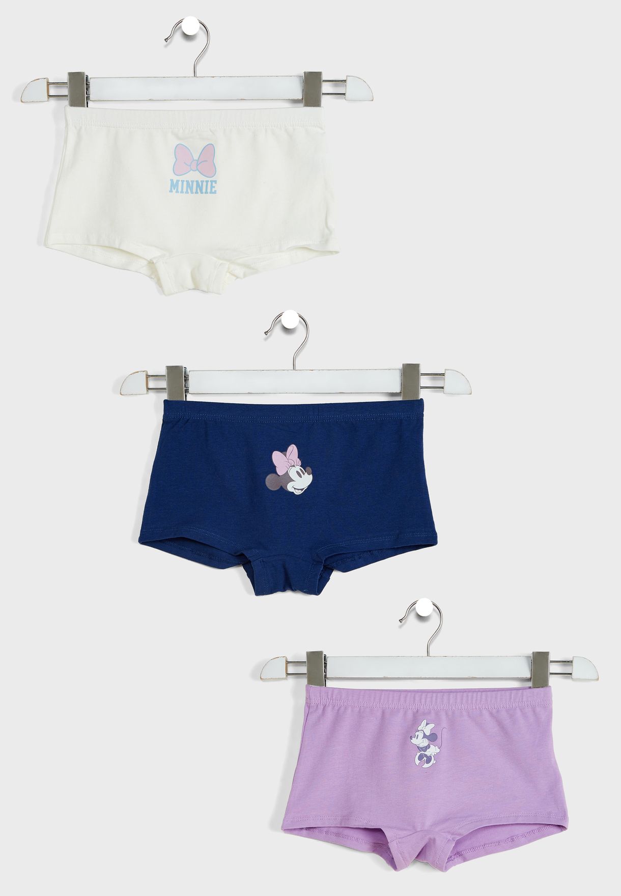 Youth 3 Pack Minnie Mouse Boxers