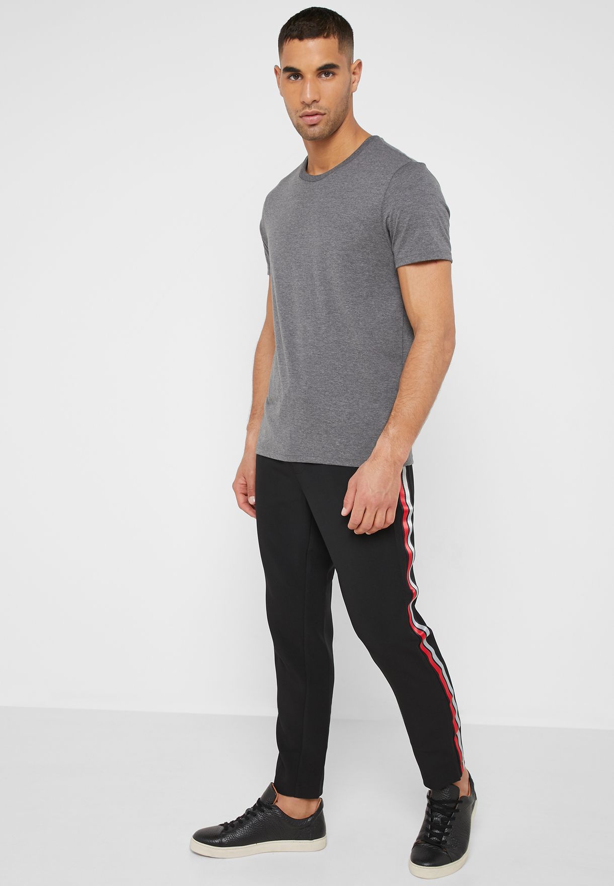 topman black joggers