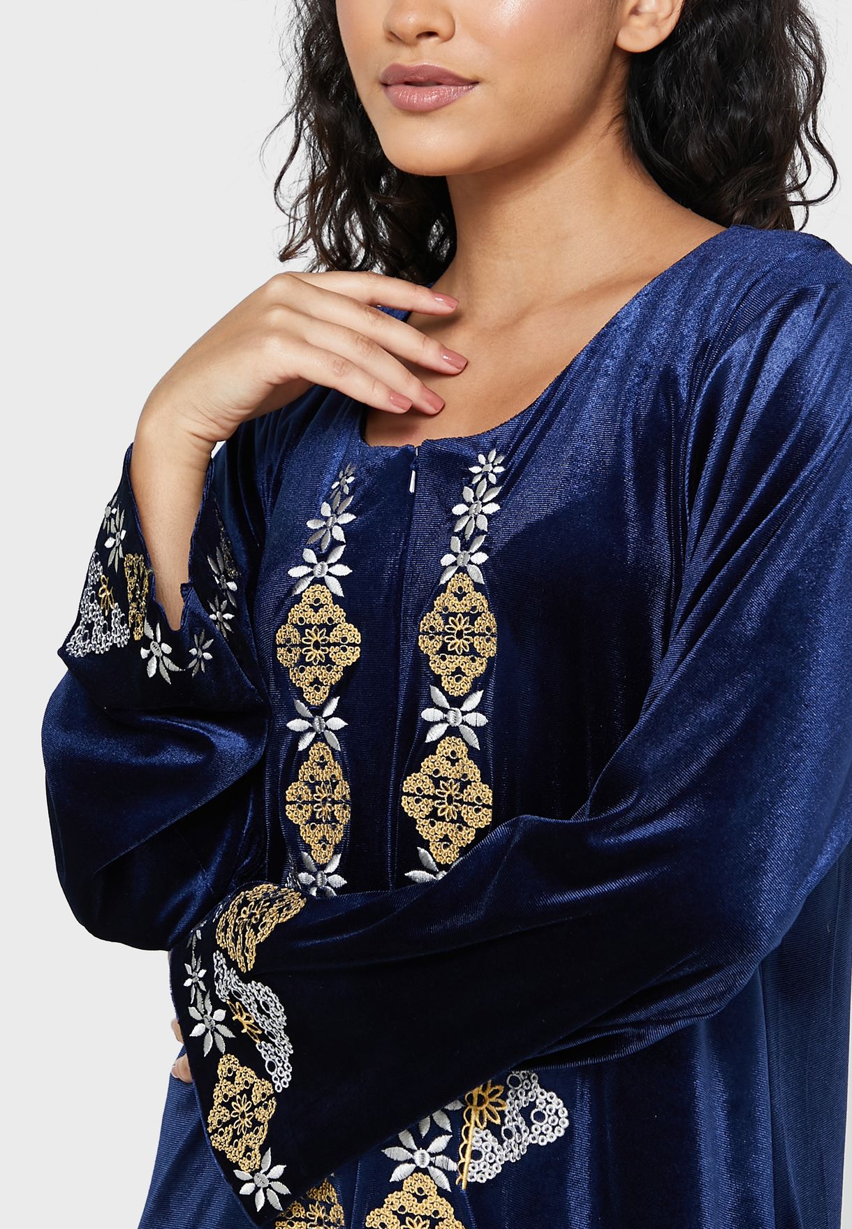 Tiered Embroidery Detail Nightdress