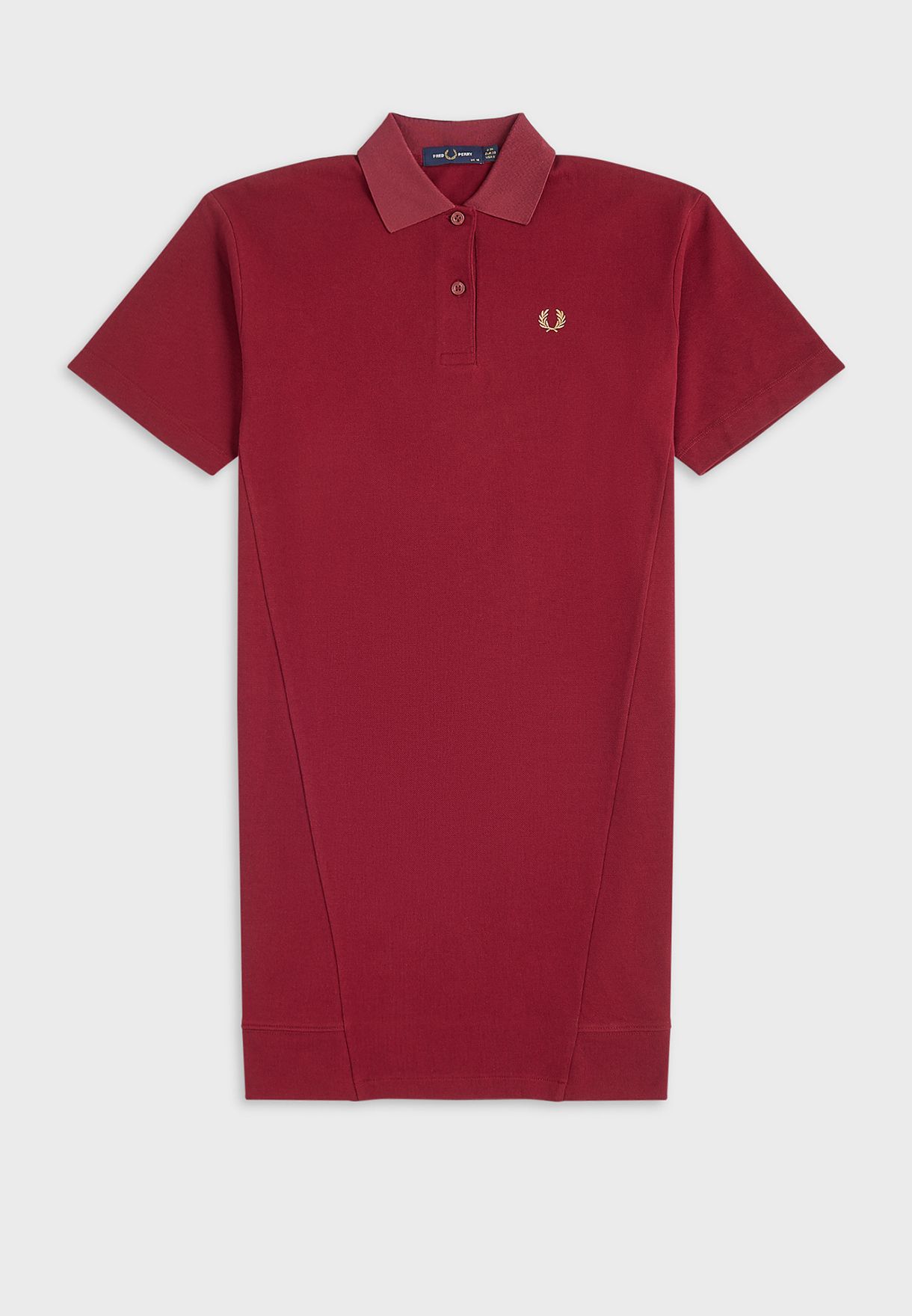 red polo dress