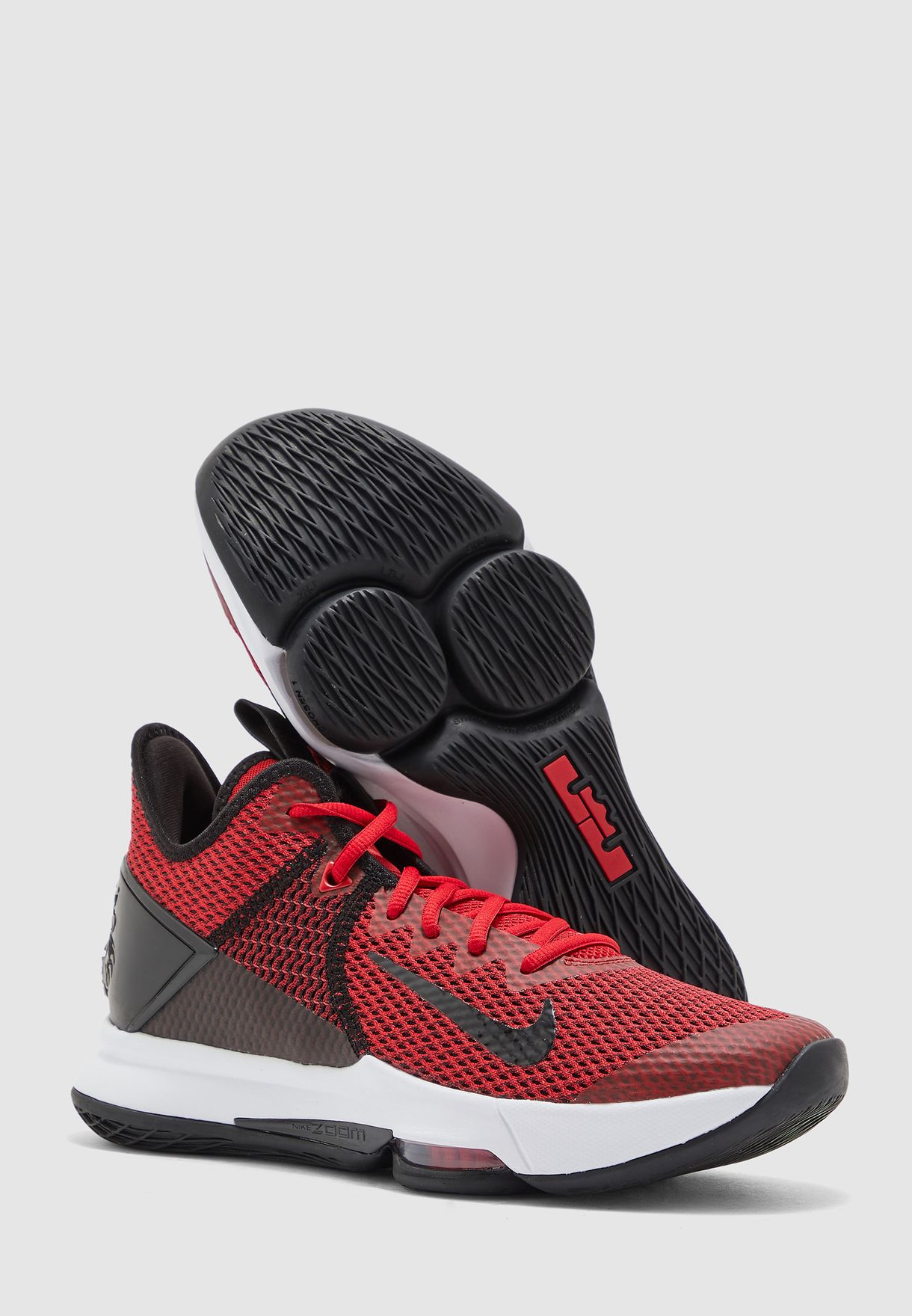 lebron witness 4 black and red