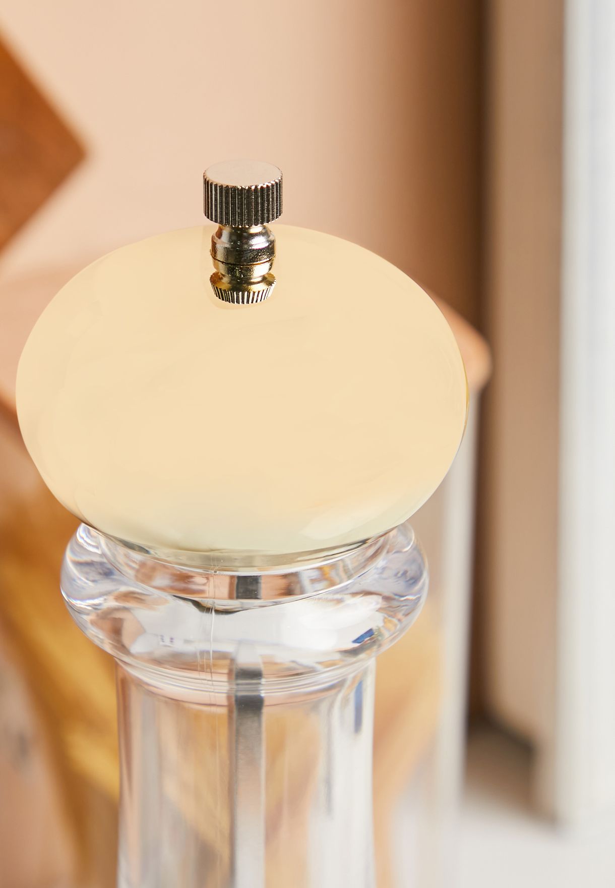 Gold Finish Large Pepper Mill