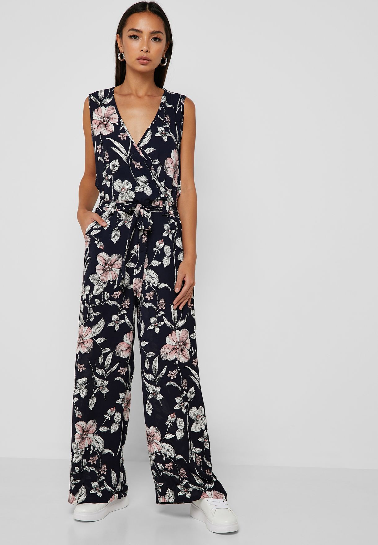 only floral jumpsuit