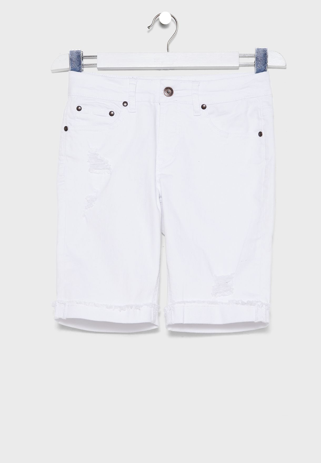 american eagle white shorts