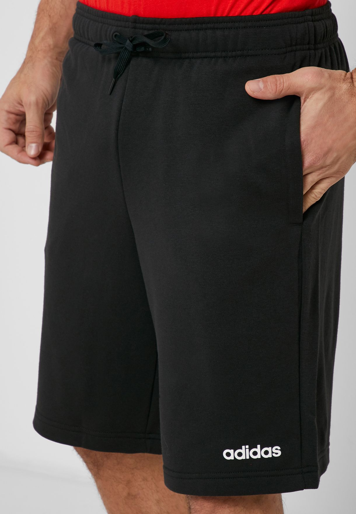 soborno Fuera de servicio Inscribirse Buy adidas black Essential Shorts for Men in MENA, Worldwide