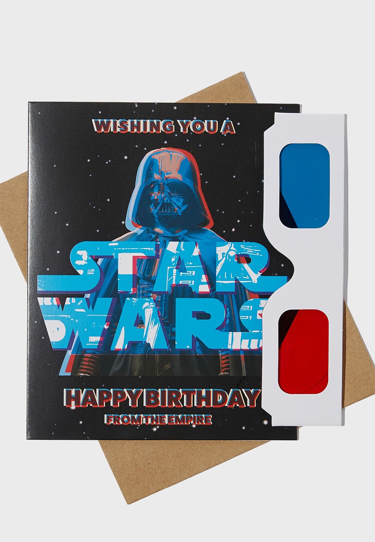 Star Wars The Empire 3D Premium Funny Birthday Card