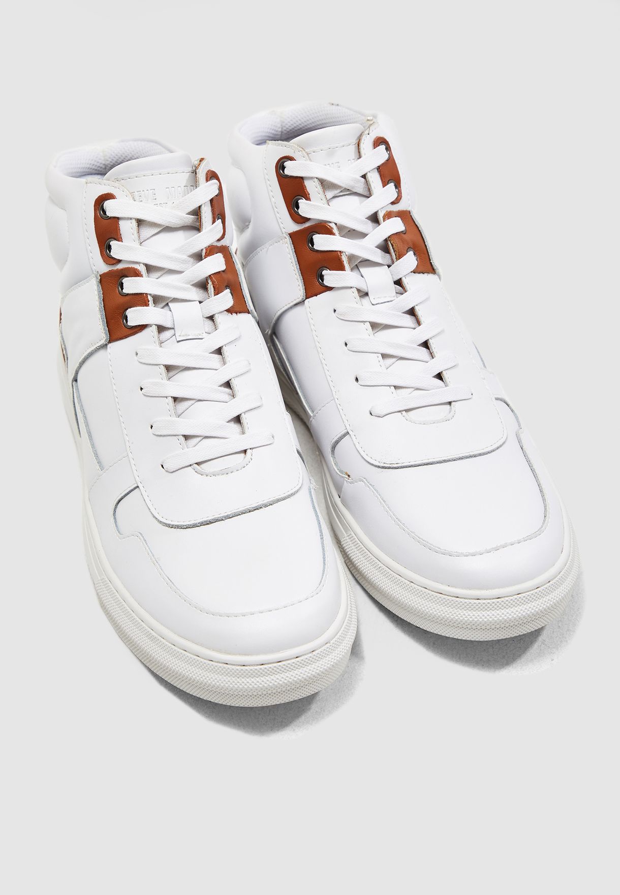 Buy Steve Madden White Sharper Sneakers For Men In Mena Worldwide Sharper