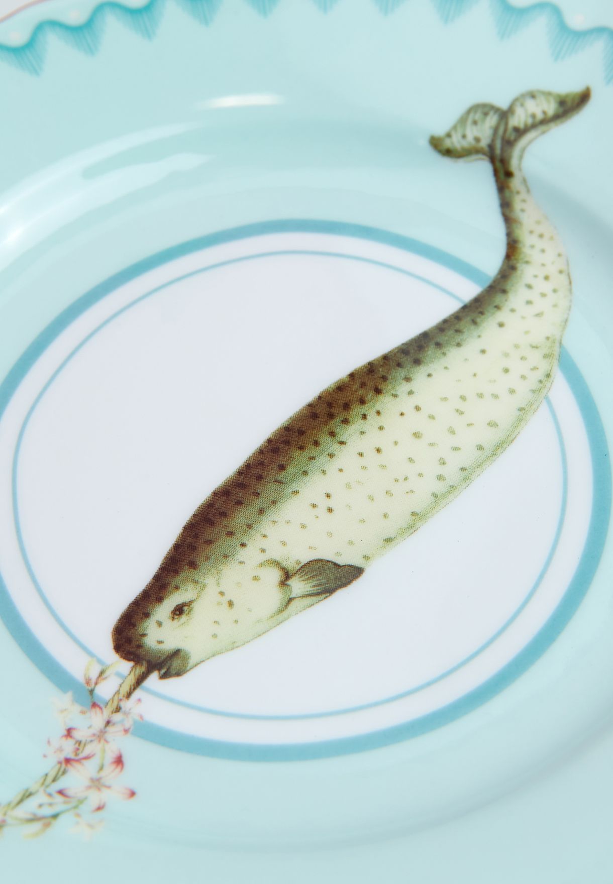 Narwhal Cake Plate