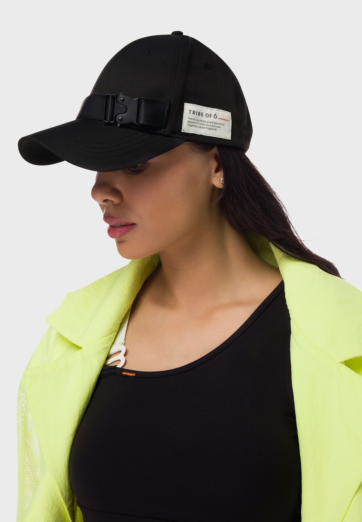 Askem Reclaimed Polyester Baseball Cap With Strap Detail