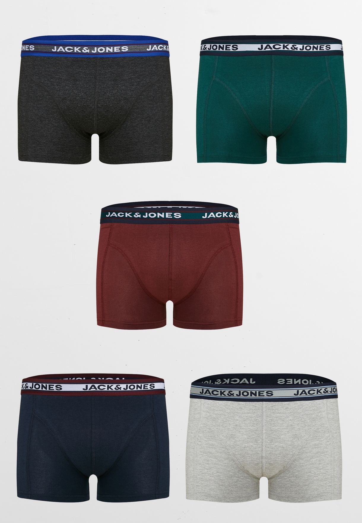 5 Pack Assorted Boxers