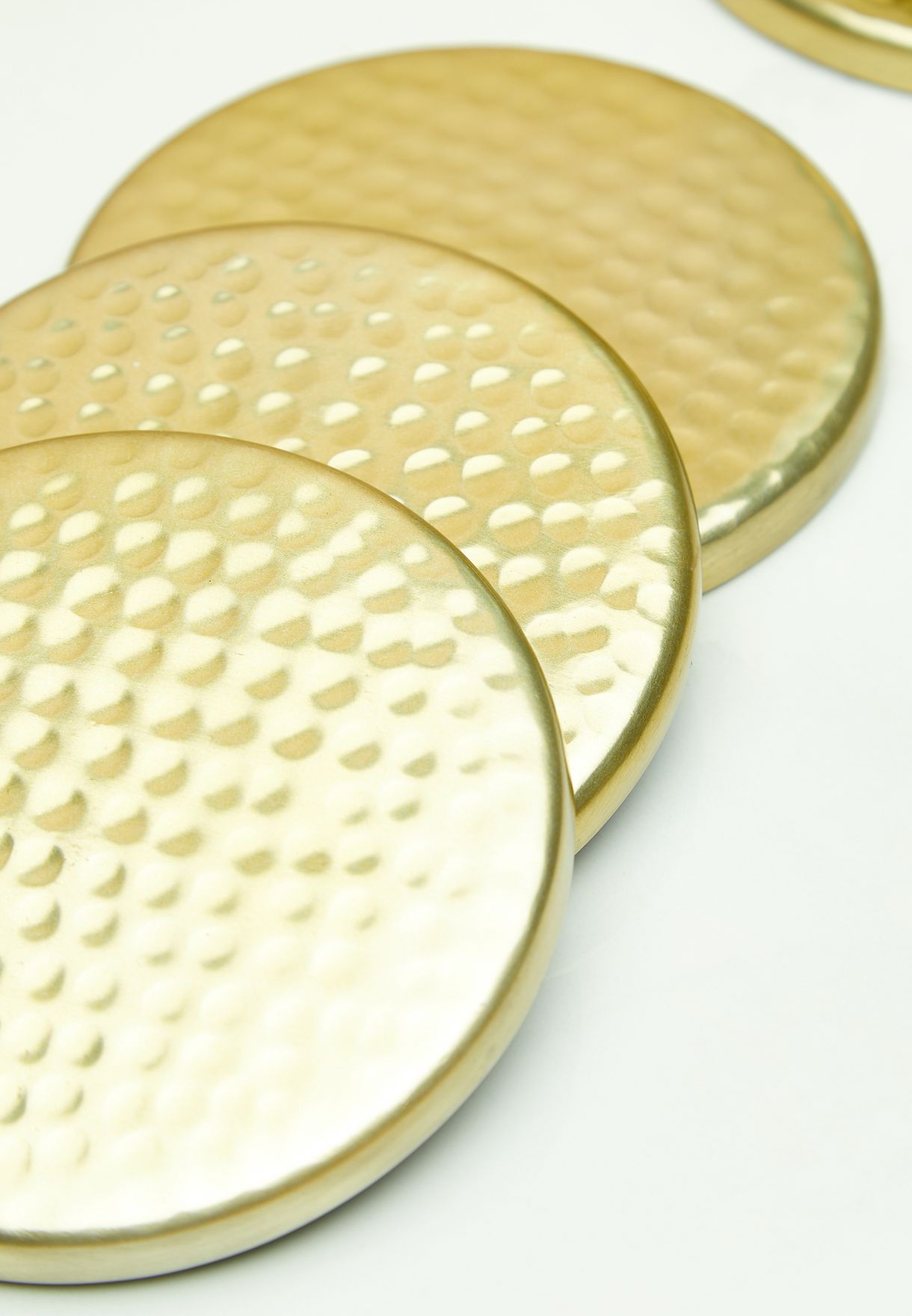 Set Of 4 Gold Coasters