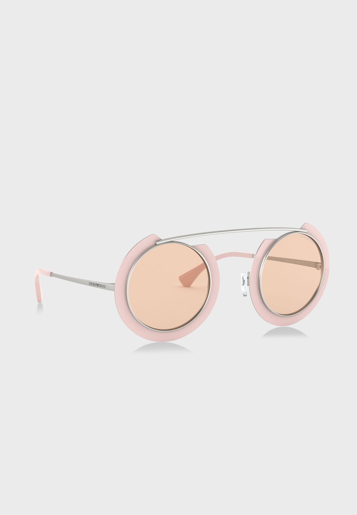 emporio armani round sunglasses