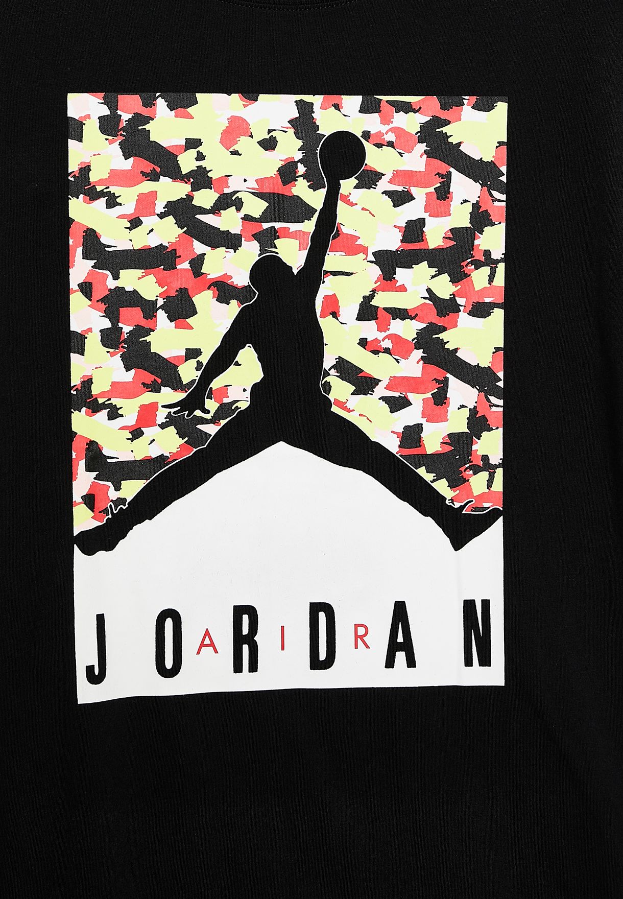 Buy Nike black Kids Jordan Jumpman Glitch T-Shirt for Kids in Kuwait ...