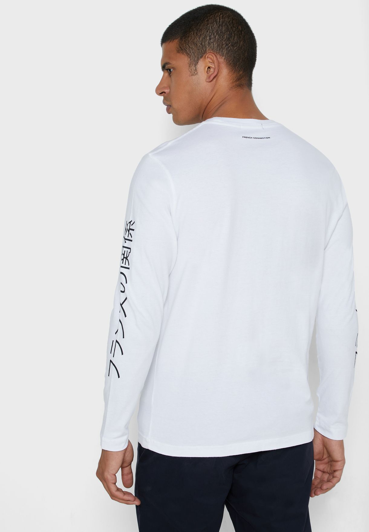 french connection white t shirt