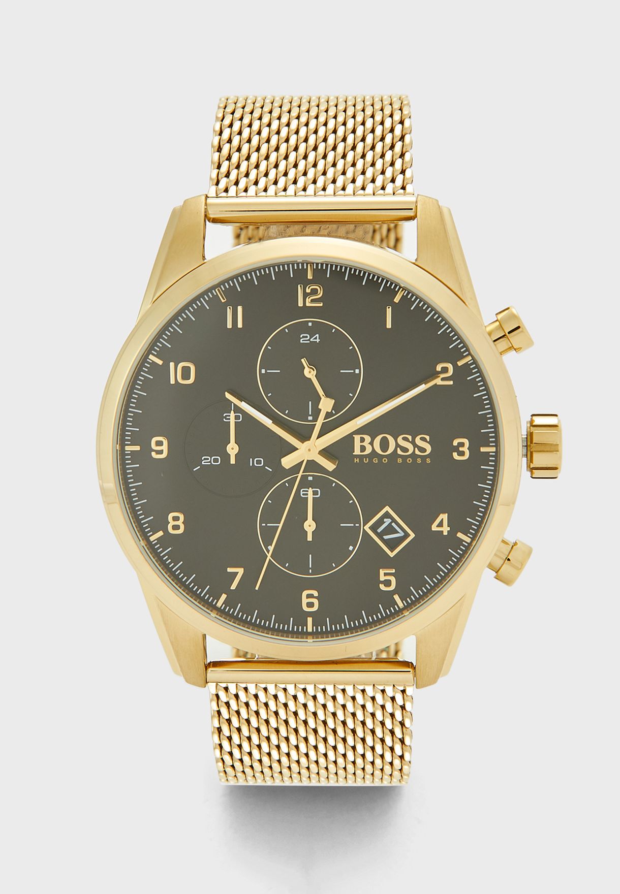 hugo boss skymaster gold