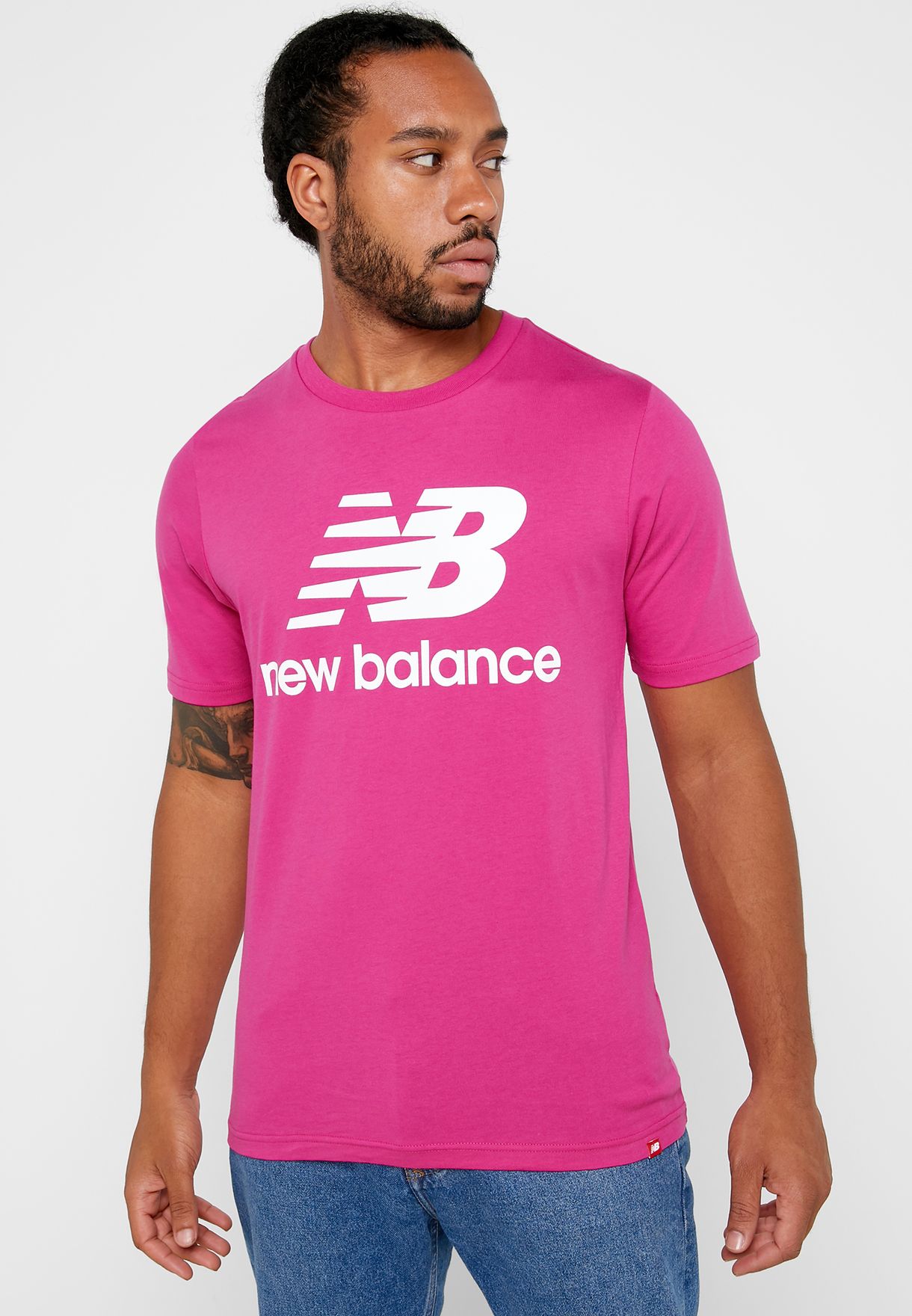 Buy New Balance pink Essential Stacked 