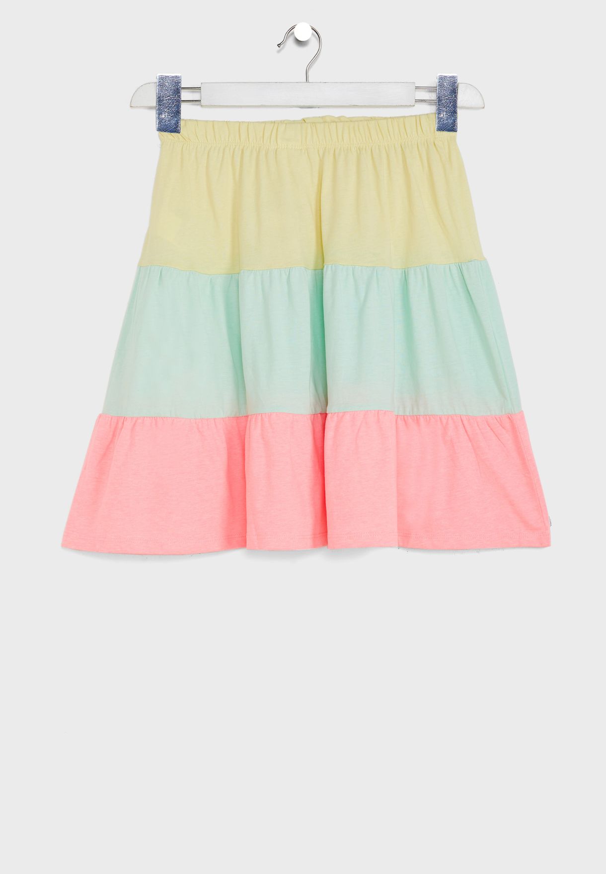 Kids Color Block Skirt