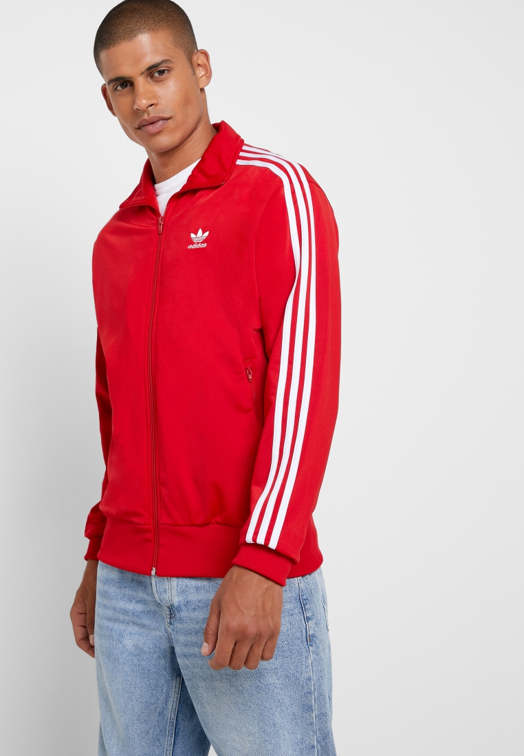 adidas Originals red Track Jacket for Men in MENA, Worldwide