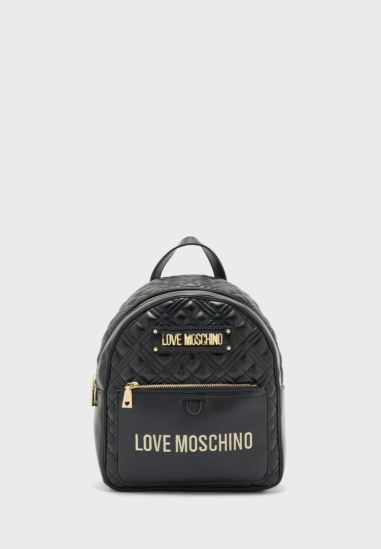 moschino black backpack