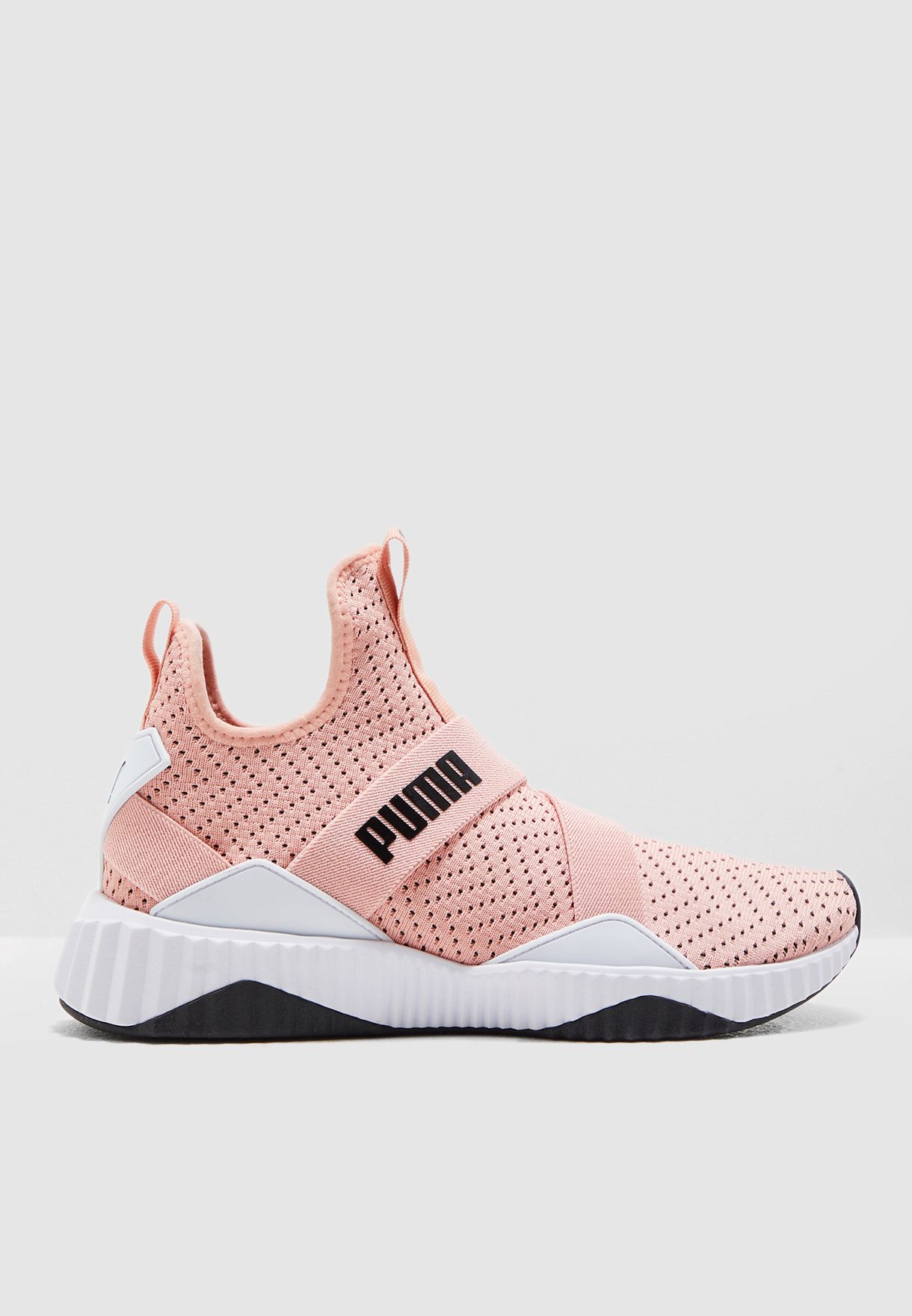 puma defy mid pink